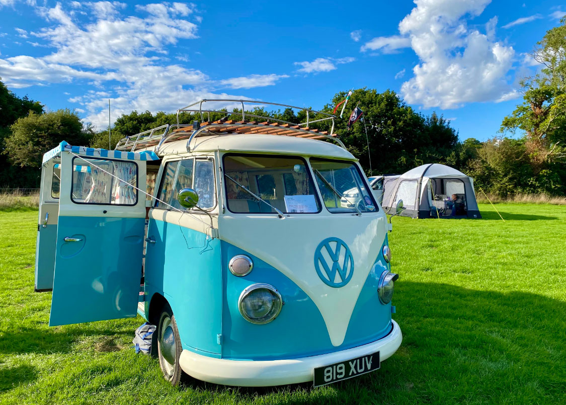 Classic VW camper van